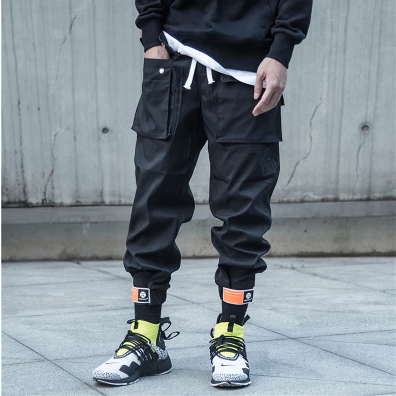 Мужские шаровары с несколькими карманами мужские уличные брюки карго в стиле