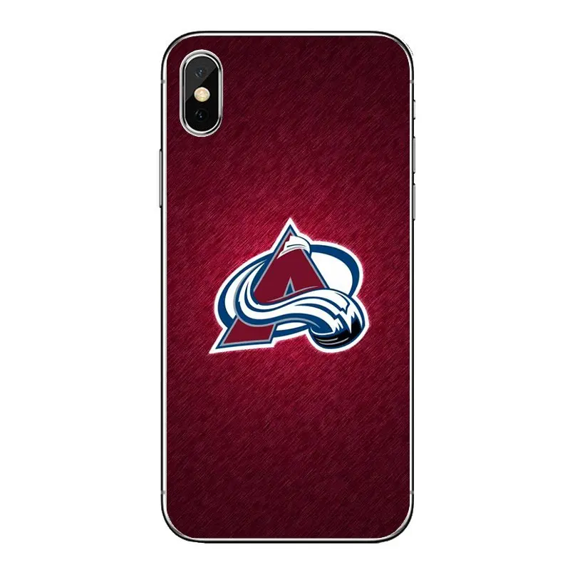 Прозрачный чехол из ТПУ для спорта Colorado Avalanche Logo Fans Huawei Honor 8 8C 8X9 10 7A 7C mate 20 Lite Pro P Smart