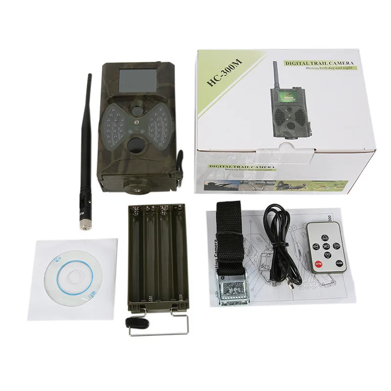HC 300M 2G ИК цифровой охота Камера Скаут фото ловушки GPRS GSM игра MMS Hunter Chasse s|Камеры для