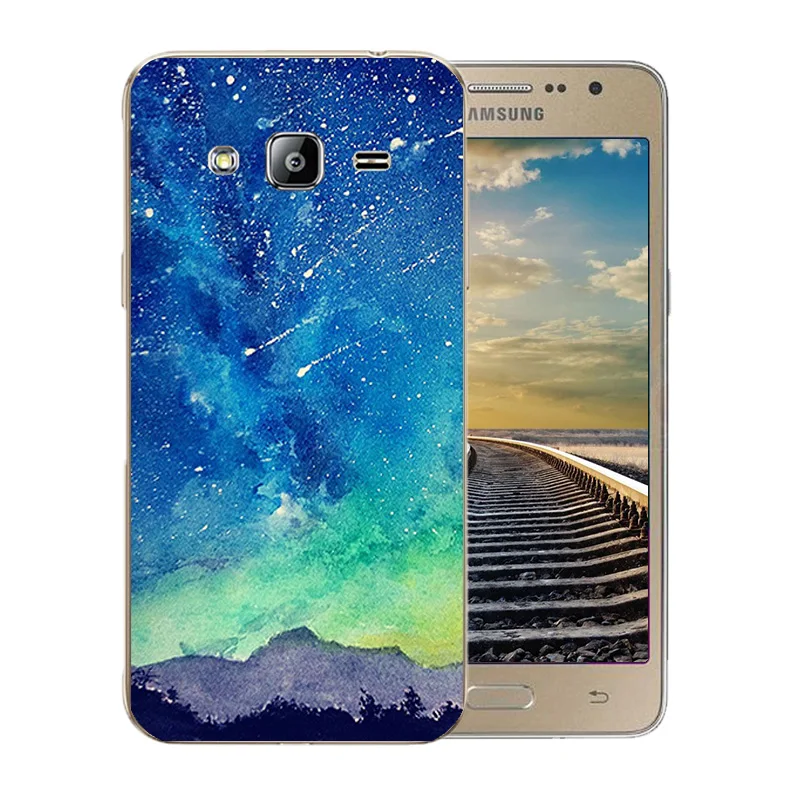 5 0 дюйма для Samsung Galaxy J2 Prime силиконовый чехол с рисунком звездного неба SM-G532F G532