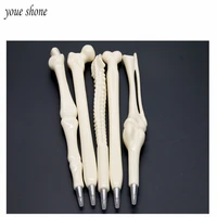 high quality 5piece novelty stationery pen head shape life like prize for students skeletons ballpoint pen blue 0 7mm