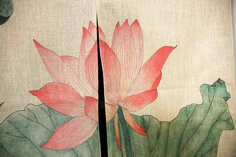 Китайская креативная декоративная занавеска в виде лотоса для спальни Восточная