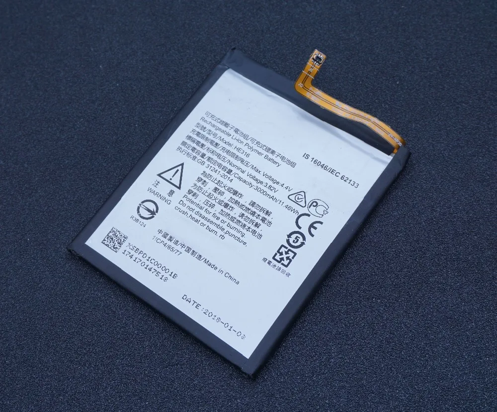 LehonS 3000 мАч Сменный аккумулятор для телефона Nokia 6 nokia6 N6 TA-1000 TA-1003 TA-1021 TA-1025 TA-1033 TA-1039