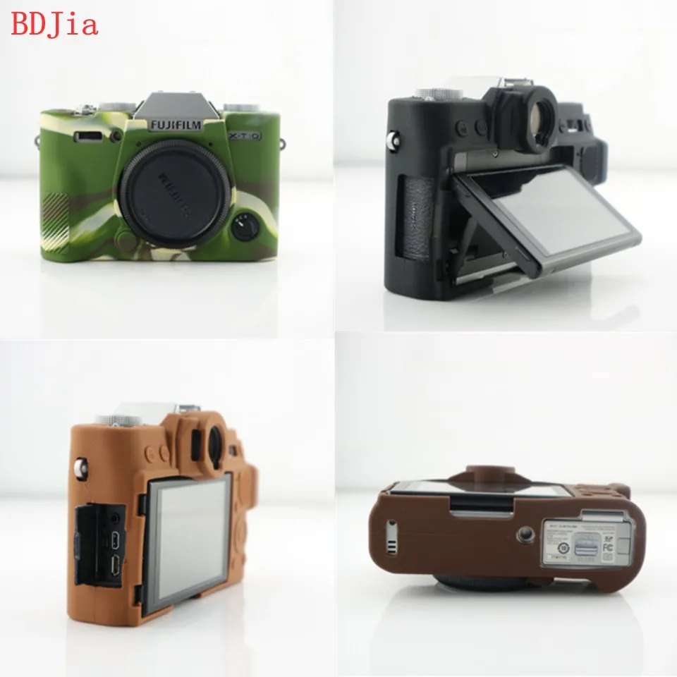 Высококачественный силиконовый чехол для камеры Fujifilm X T20 XT20 T10 XT10 камера в 4 вида