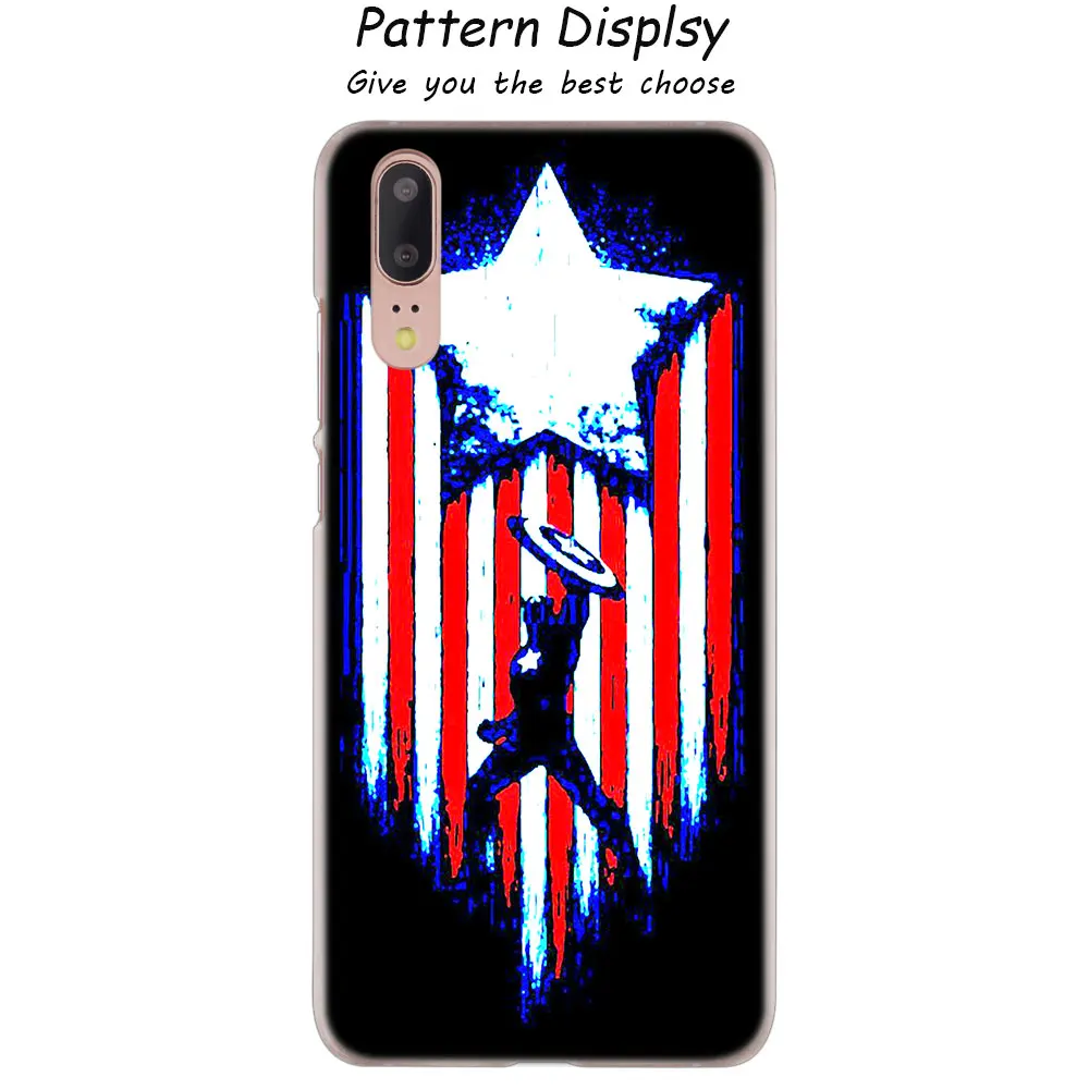 014 Модный жесткий чехол Marvel Hero Капитан Америка для huawei P30 P20 P10 P9 P8 Lite P30 P20 Pro Mini P Smart - Цвет: 014