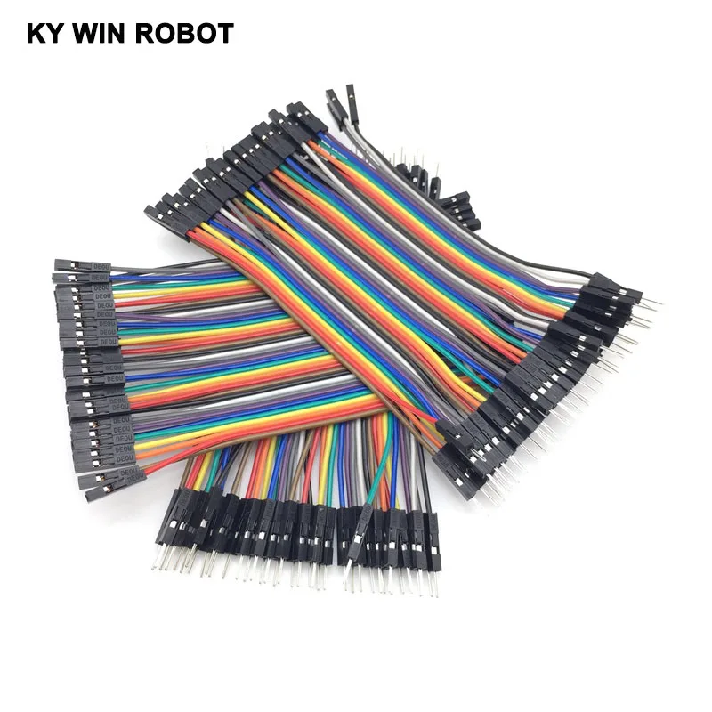 Dupont Line 120 шт. 10 см штекер + и гнездо соединительный провод кабель для arduino DIY KIT|jumper