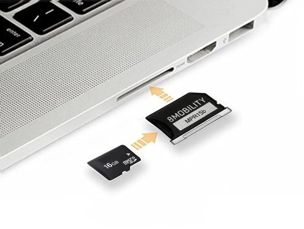 Алюминиевый кардридер для карт памяти 8mobility Islice адаптер MacBook Retina 15 дюймов A1398