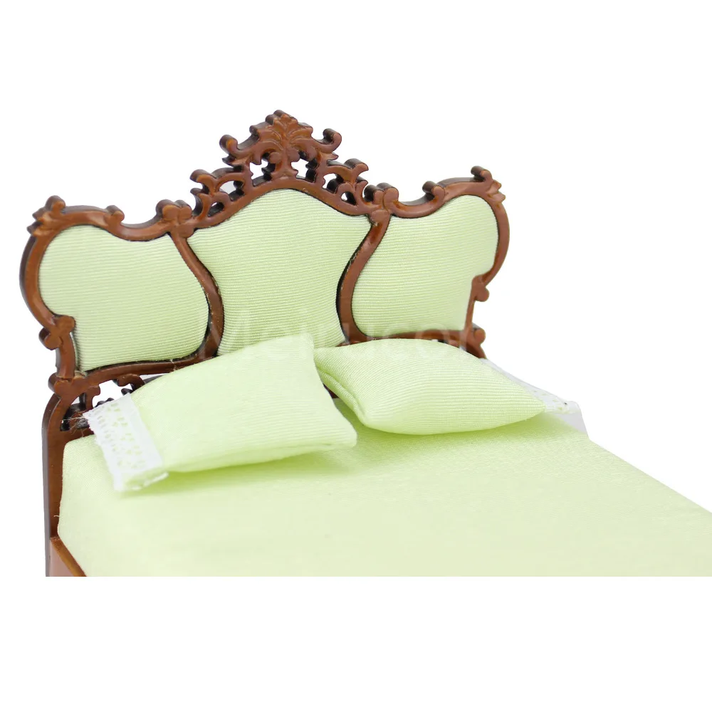 dollshouse furniture 1/12 scale vintage Hand carved Classical bed | Игрушки и хобби