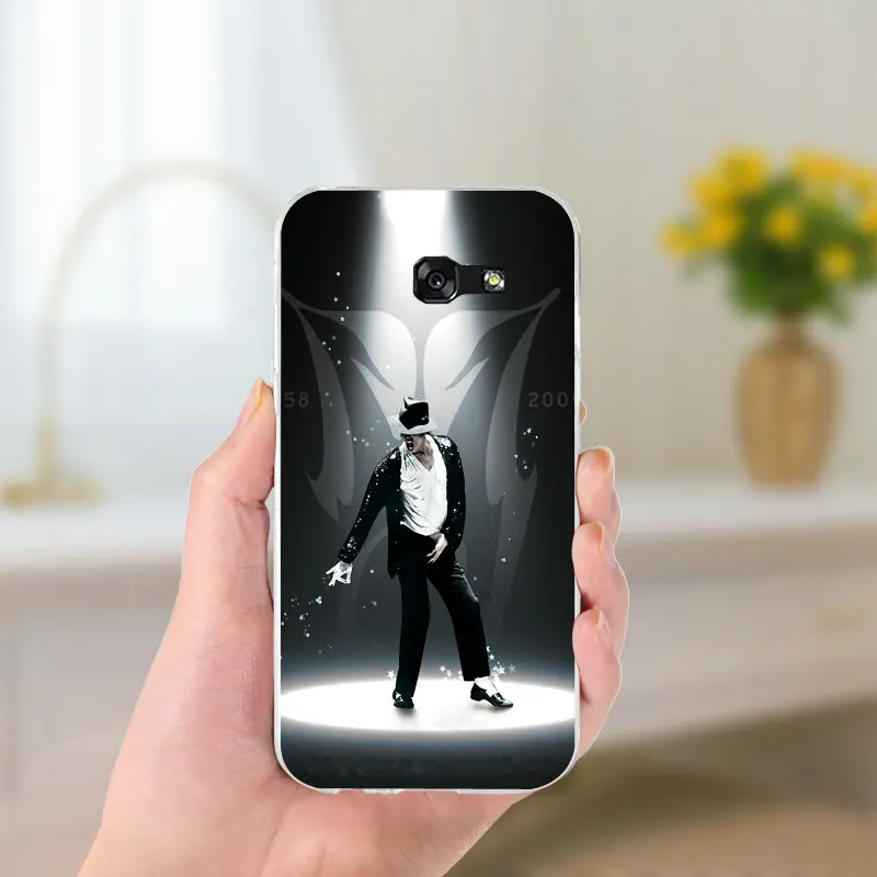 В стиле Майкла Джексона Танцы King Мягкий чехол из ТПУ для мобильного телефона samsung