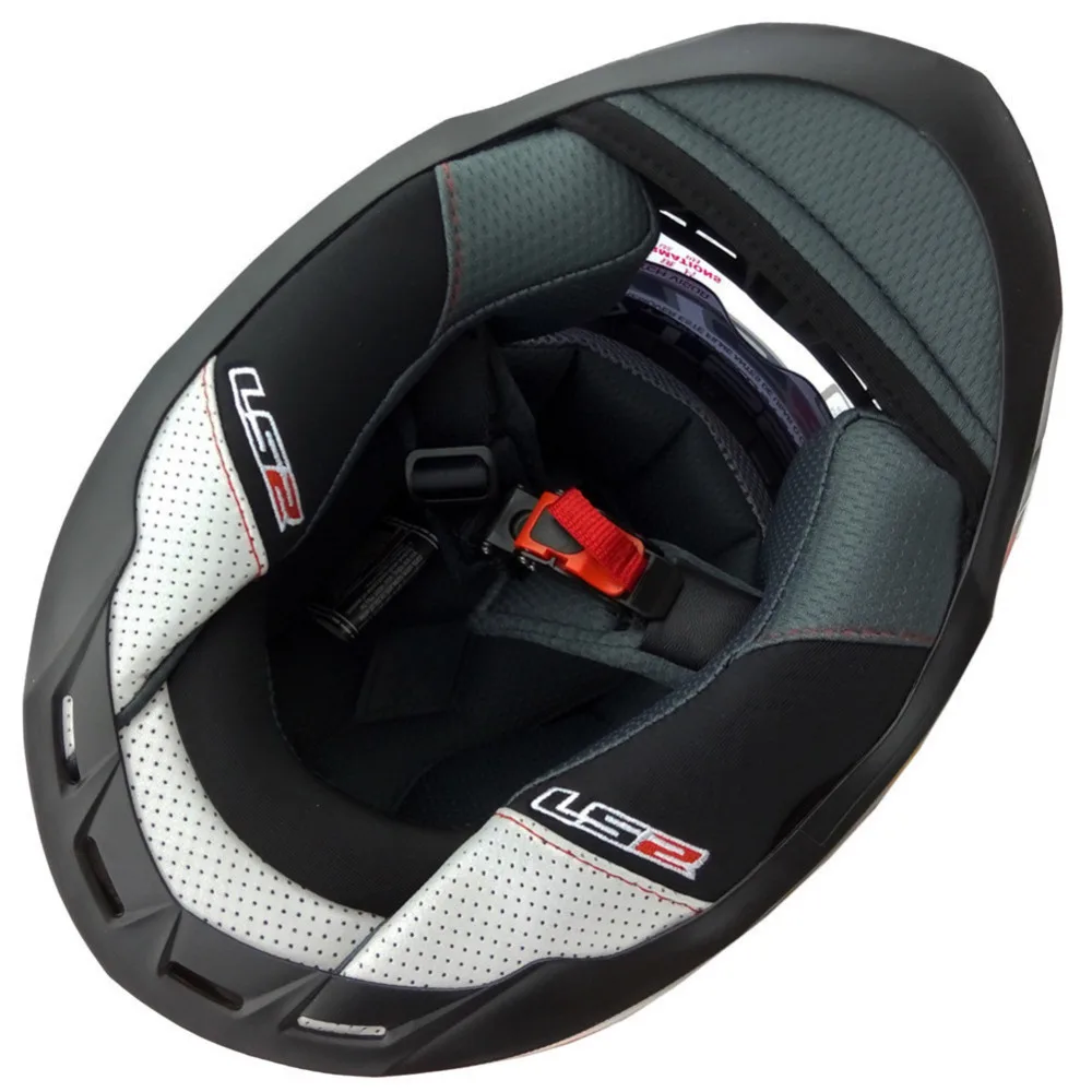 LS2 гонки из углеродного волокна полный лицо мотоциклетный шлем Casco Capacete мото
