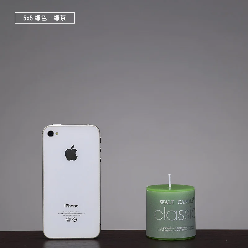 5x5cm green tea Декоративные Свечи свадебные Буги шофи-плат Velas Ароматизированная восковая свеча изготовление день рождения пеньковые свечи воск JKK091 - Цвет: 5x5cm green tea