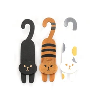 1set 3 pcs kawaii stationery mini natural painted oh my cat wood clip set cute wooden paper clips small craft photo pegs
