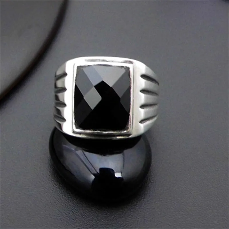 BESTLYBUY 100% Настоящее чистое серебро 925 пробы металлический браслет черный оникс