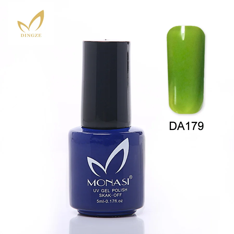 MONASI Гель-лак, витражный стеклянный лак, УФ светодиодный, долговечный гель для ногтей, художественный, впитывающий стеклянный гель - Цвет: DA179