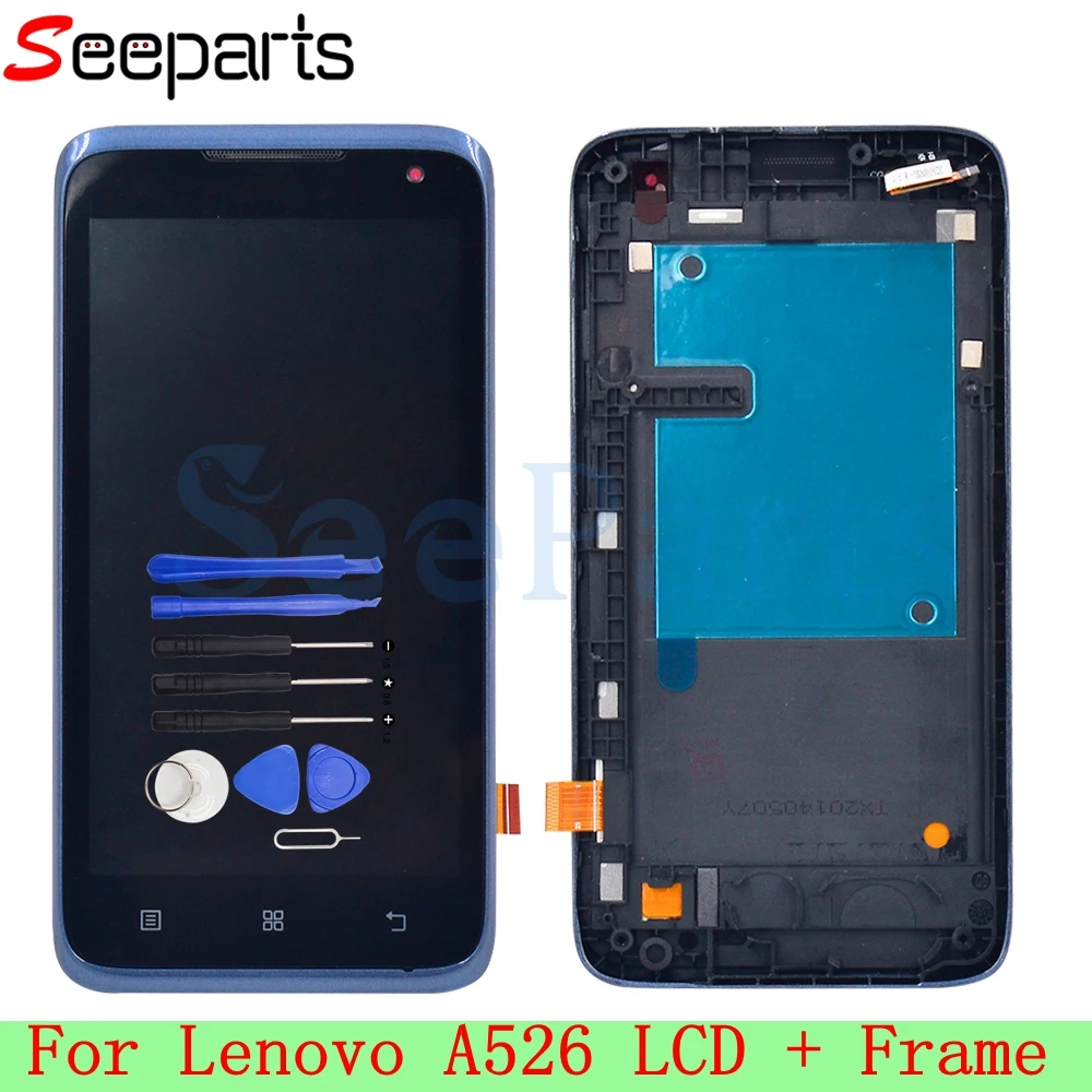 100% протестированный ЖК-дисплей для Lenovo A526 ЖК-сенсорный экран дигитайзер в сборе с