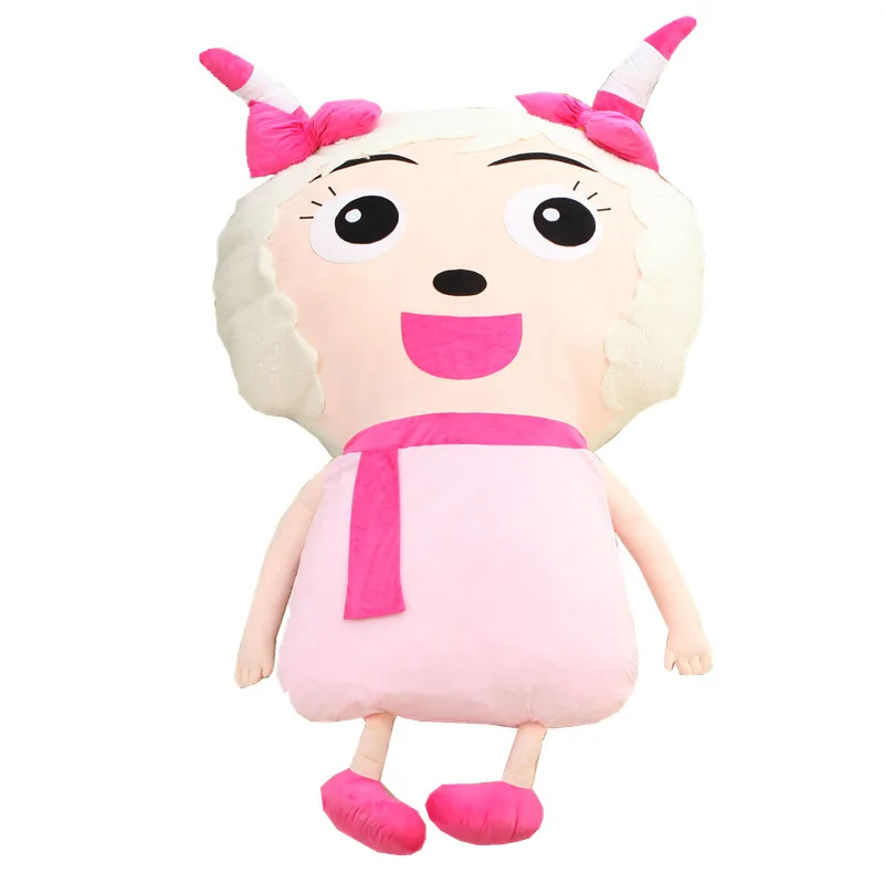 Dorimytrader Kawaii мультяшный овечий плюшевый погремушка аниме персонаж спальный мешок