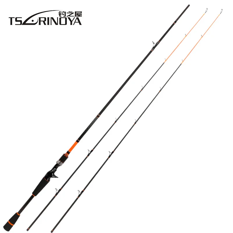 TSURINOYA спиннинговая или литейная Удочка 2,1 м 2 наконечника ML/m Vara De Pesca Fibra De Carbono baitcasing Rod Canne Spinning Vara De Pesca
