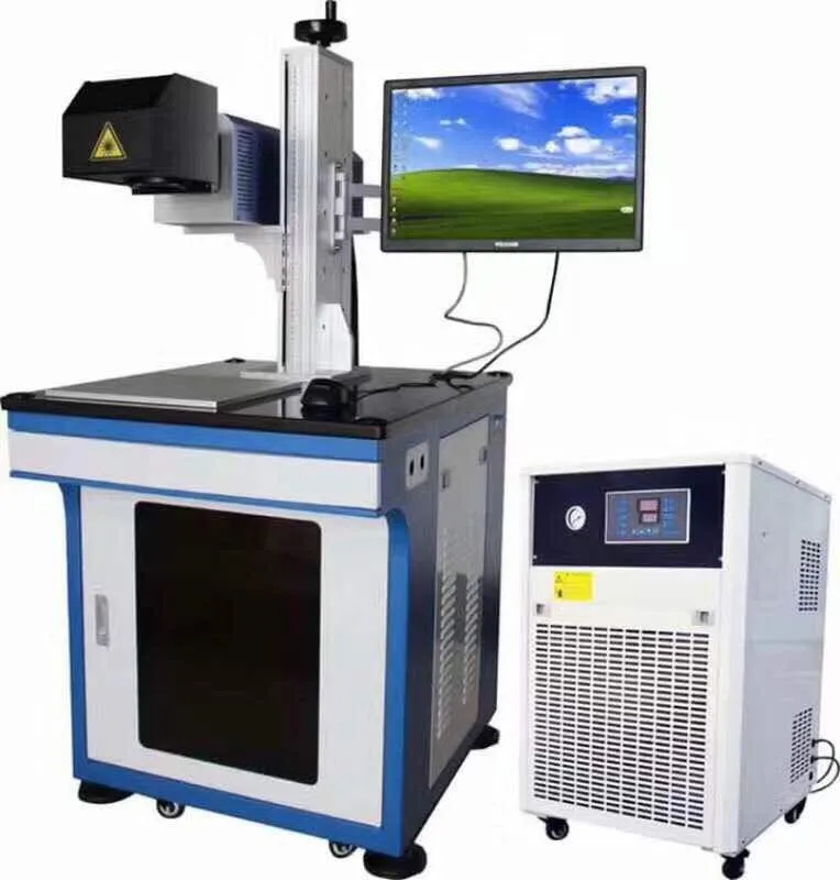 

China manufacture high Efficiency Automatic UV laser marking machine