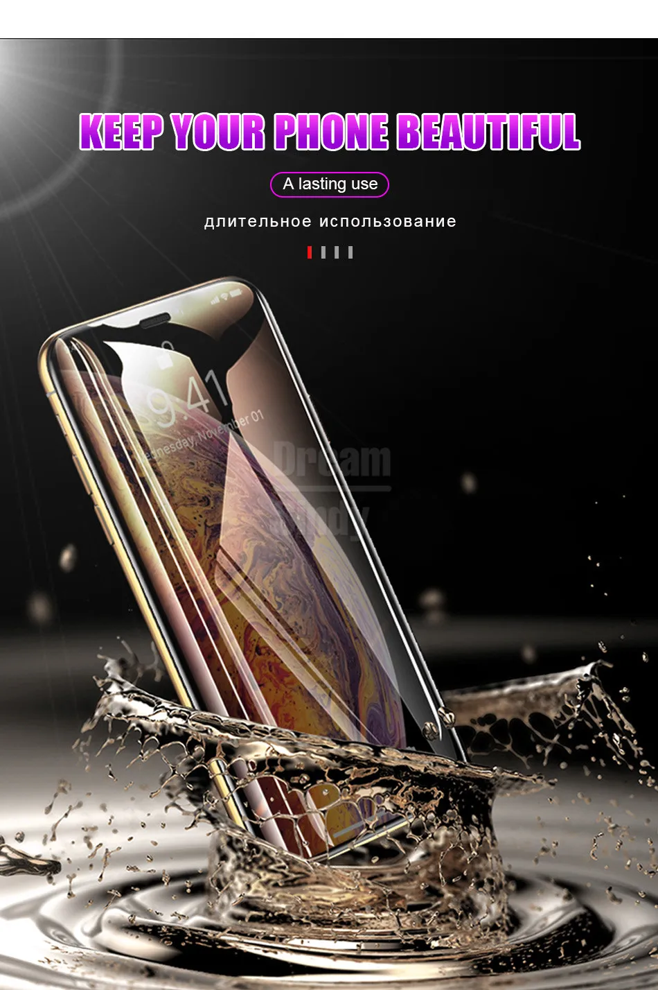 20D изогнутое Защитное стекло для IPhone XR XS Max X 7 8 6 Plus закаленное стекло для IPhone 6S 7 8 XS X защитная пленка