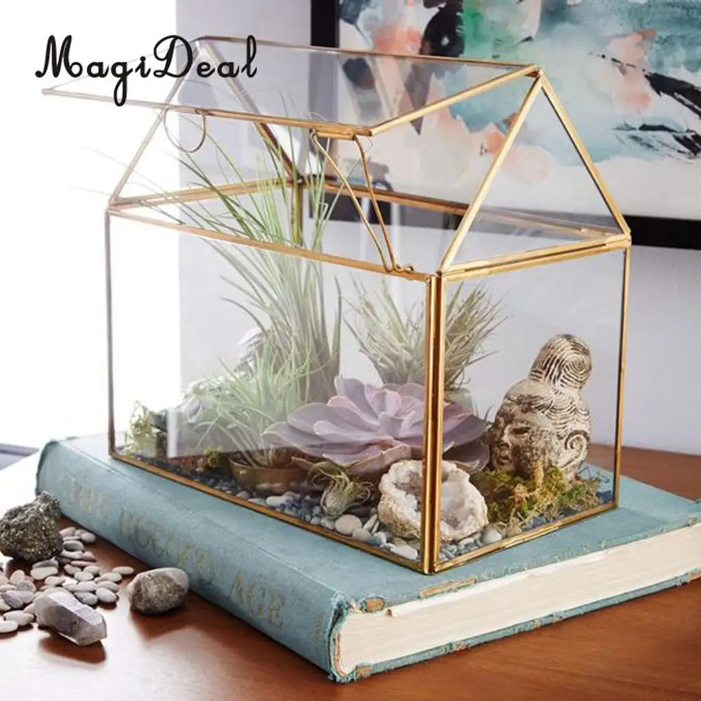 MagiDeal Совмернная Ваза Для Цветов Стекло вазы Украшения Дома декор для дома