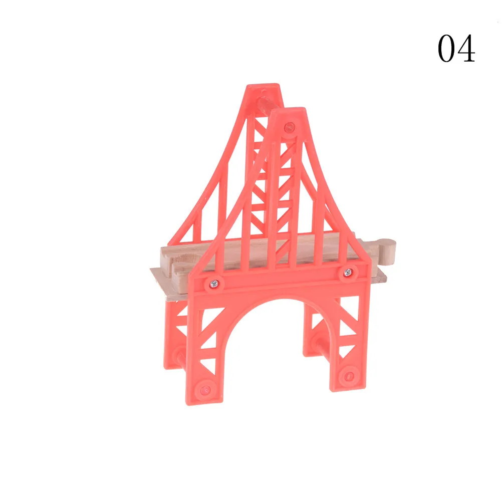 1 шт. все различные виды мостов поезда лучший подарок для ребенка деревянный