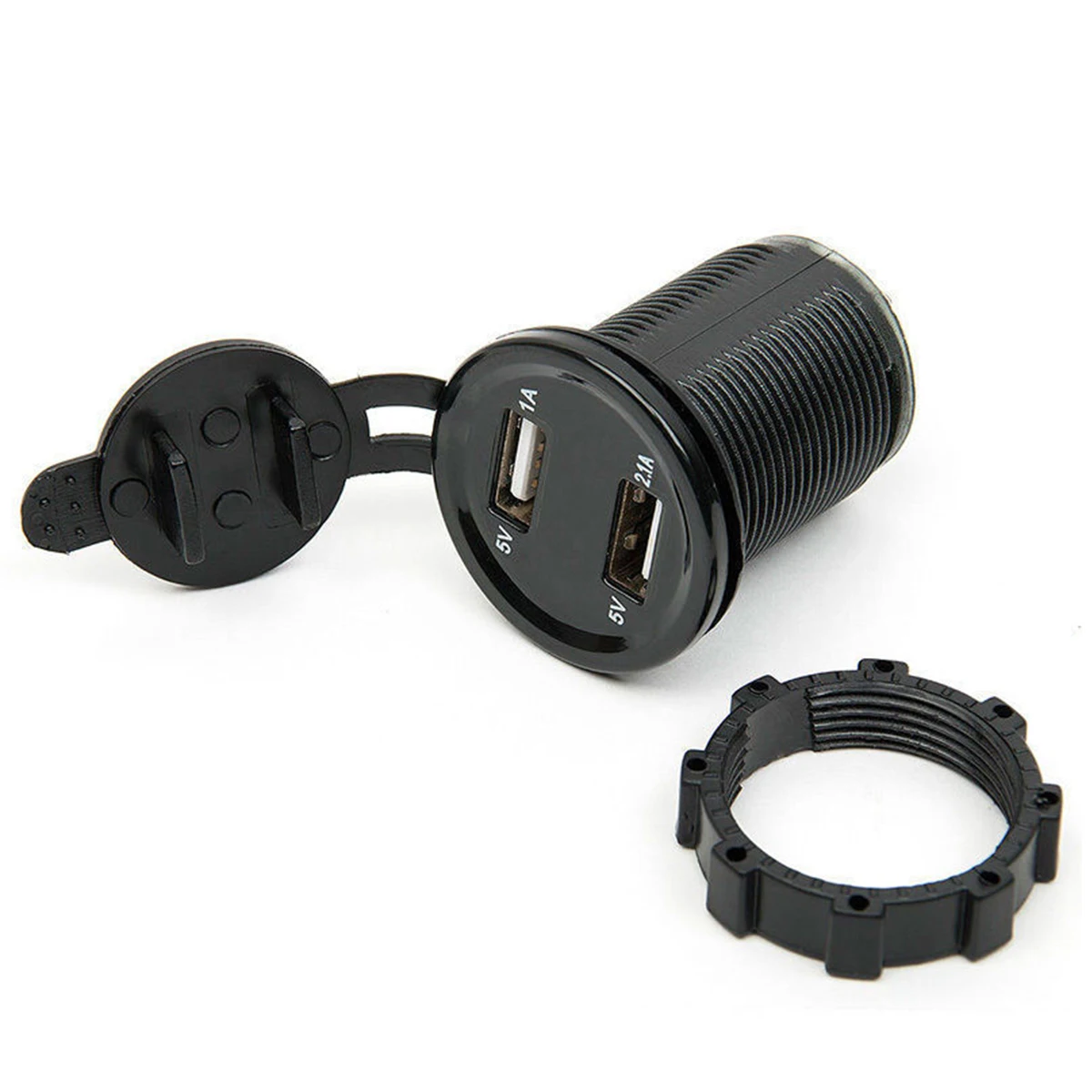 Автомобильное зарядное устройство SOONHUA 12 В/24 с двумя USB-портами разъем для