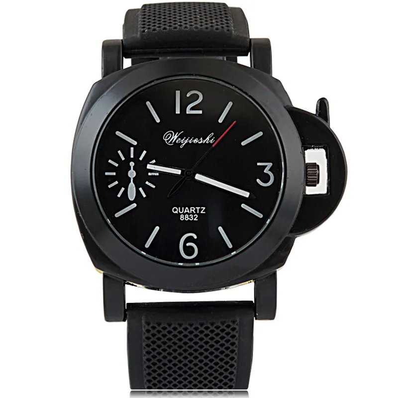 5 Цвет Большой циферблат повседневная мода часы мужчины luxury brand спорт военная