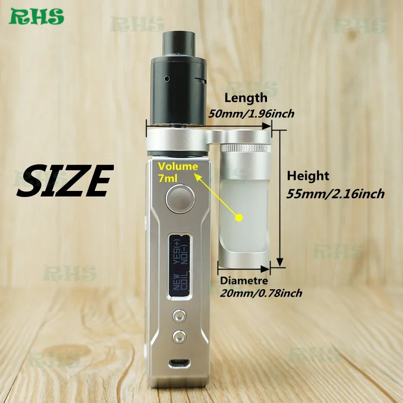 1 шт. RHS дозатор для домашнего Eliquid 7 мл бутылка с жидкостью для электронных сигарет жидкий мод Vape аксессуар для электронных сигарет распылитель Мягкий силикон
