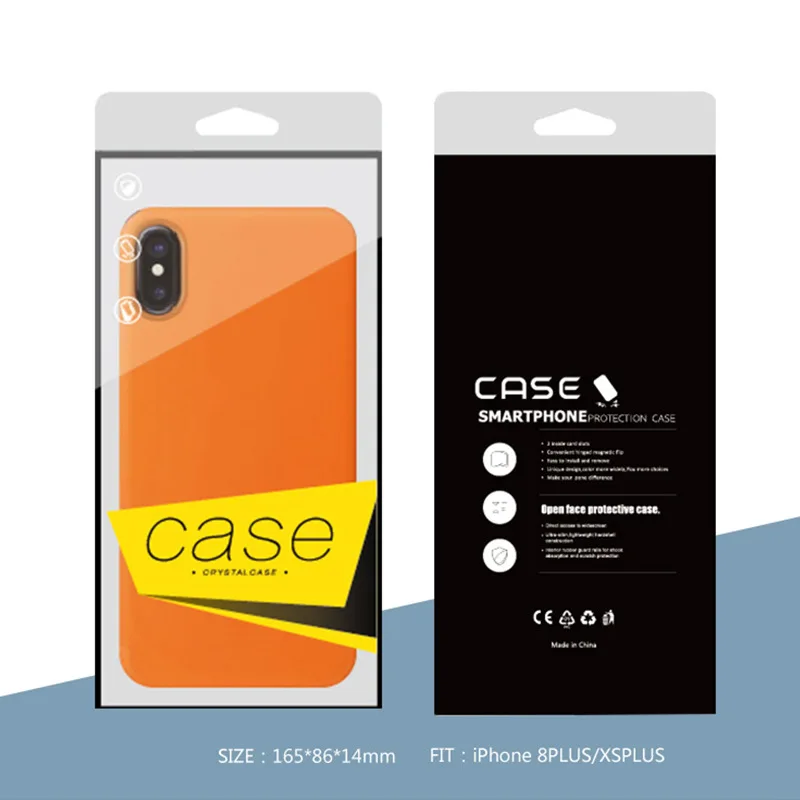 500 шт./лот универсальный мобильный телефон упаковка ПВХ розничная коробка для iphone