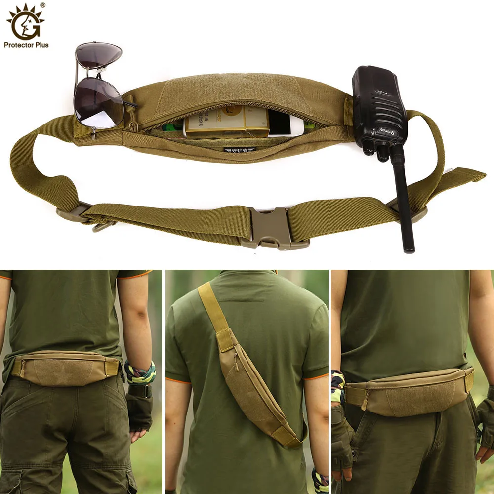 

Tactical 5.5/6.5 Inches Phone Waist Pack Bag Army Military Molle Shoulder Bags Outdoor Sports Hiking Running Crossbody Bag