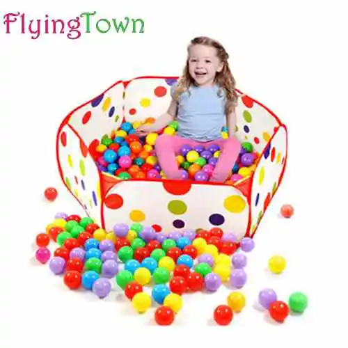 FlyingTown 120 см детский складной бассейн с океаническим мячом игрушечная палатка