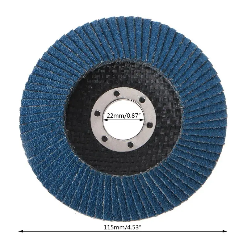10PCS Professional Flap Discs 115mm 4.5Inch Sanding Discs 40 Grit Grinding Wheels Blades For Angle Grinder PowerTool Accessories