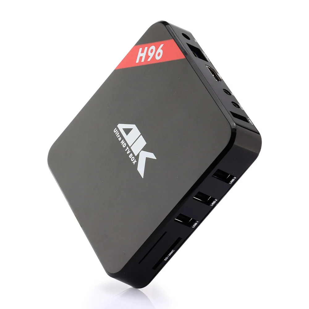 Clearness H96 TV Box Amlogic S905 Quad Core 64Bit Android 5.1 Smart HD Media Player 1GB 8GB 2.4GHz WiFi | Электроника