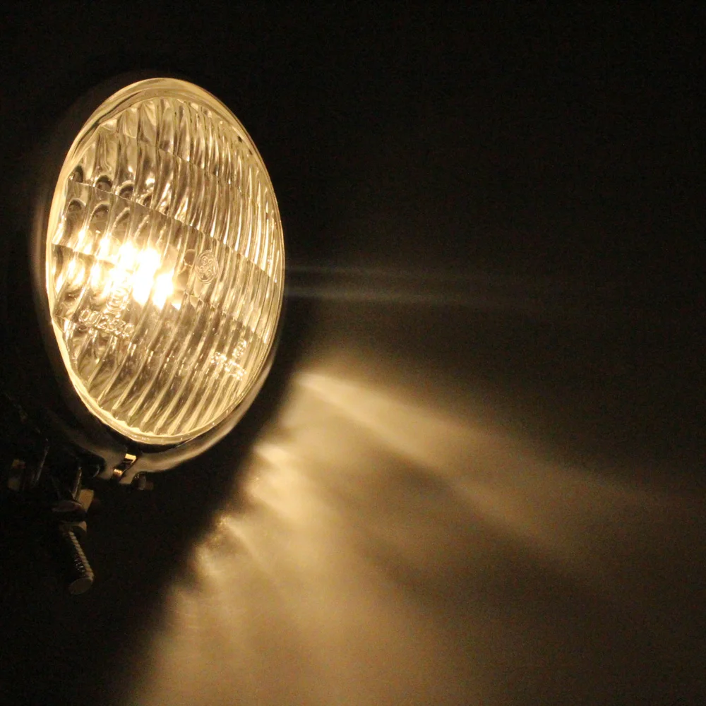 Универсальная мотоциклетная фара желтый свет 60 Вт/55 Вт дальний и ближний
