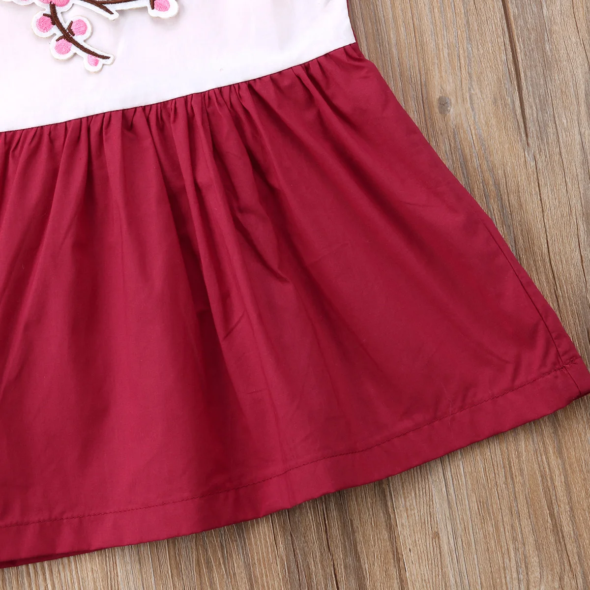 2018 новый вышивка новорожденных Одежда для детей малышей девочек цветочные