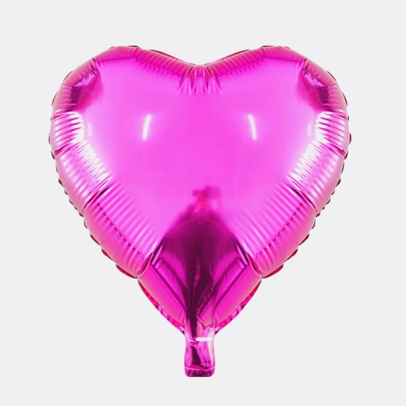 10 шт Baby Shower большой 18 дюймов Сердце партия украшений алюминия Фольга баллоны YearBirthday вечерние шары для взрослых/детей
