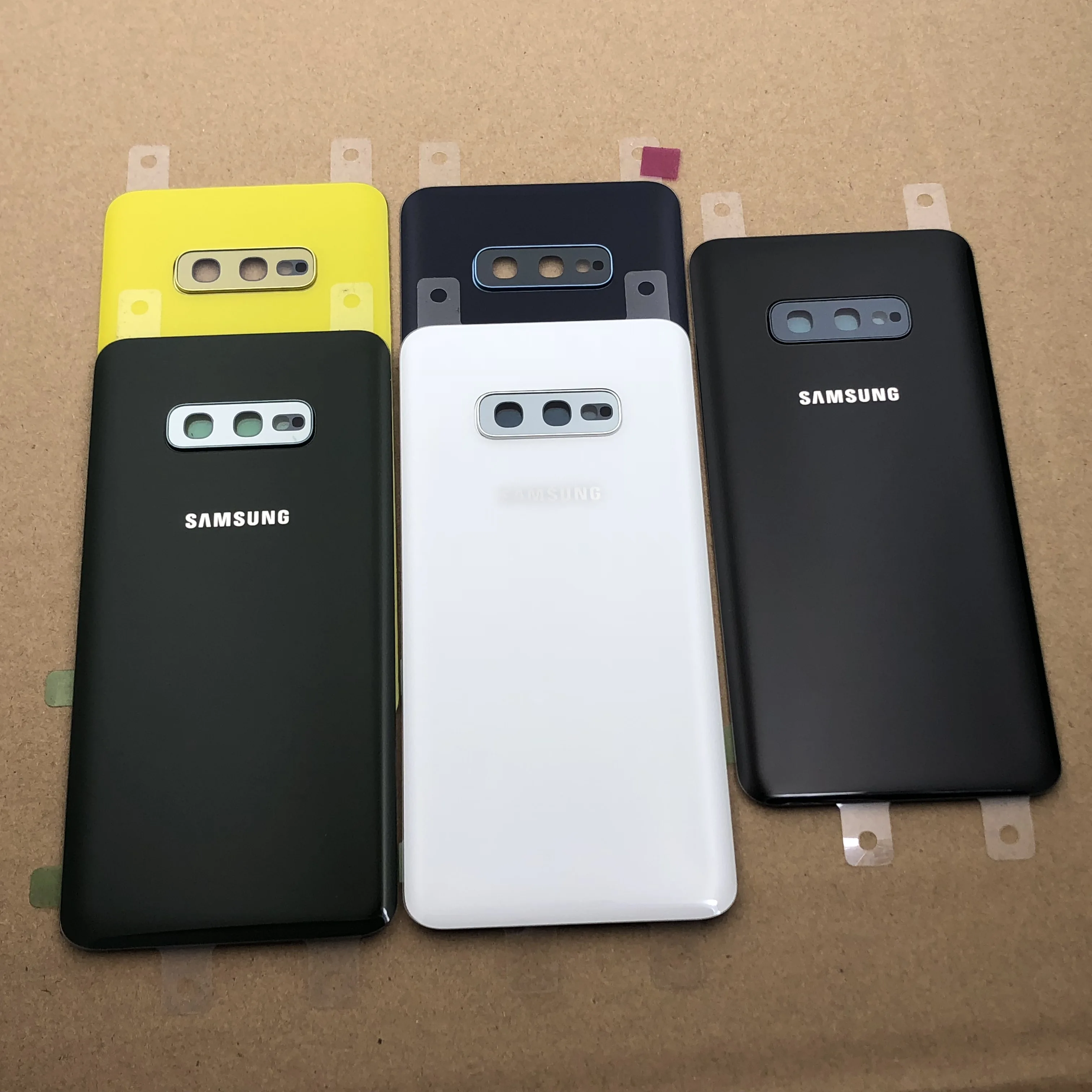 Задняя стеклянная крышка батарейного отсека для SAMSUNG Galaxy S10e G970F задняя корпуса S10E