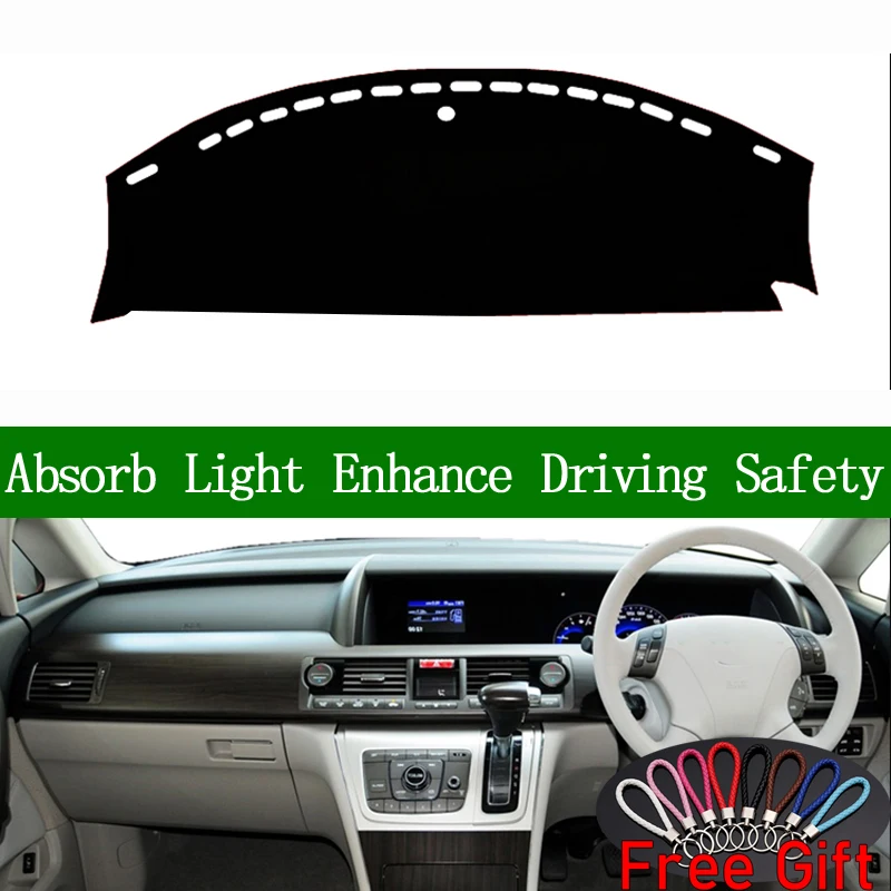 

For Honda elysion 2012 2013 2014 2015 Right Hand Drive Dashboard Cover Car Stickers Sun Shade Mat Carpet Interior Accessories