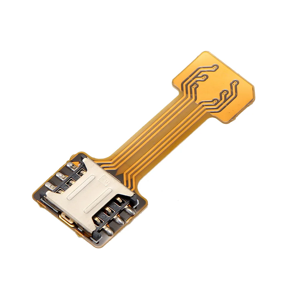 Powstro двойной Micro SD адаптер Micro SIM карта гибридный двойной для Android удлинитель 2 микро адаптер расширения