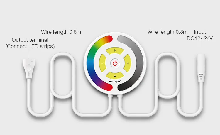 Amazon Alexa YT1 WiFi Пульт дистанционного управления YL1 сенсорный RGB WiFi светодиодный контроллер ler YL5 5 в 1 WiFi светодиодный контроллер 9 Вт RGB+ CCT WiFi светодиодный фонарь