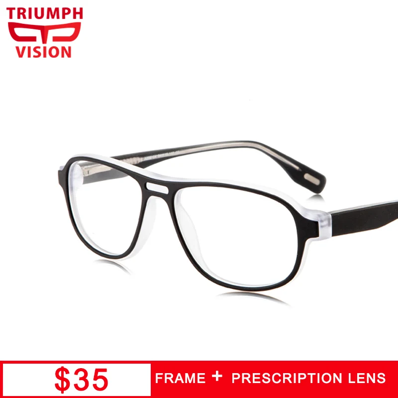 Мужские фотохромные очки TRIUMPH VISION для близорукости по рецепту компьютерные синий