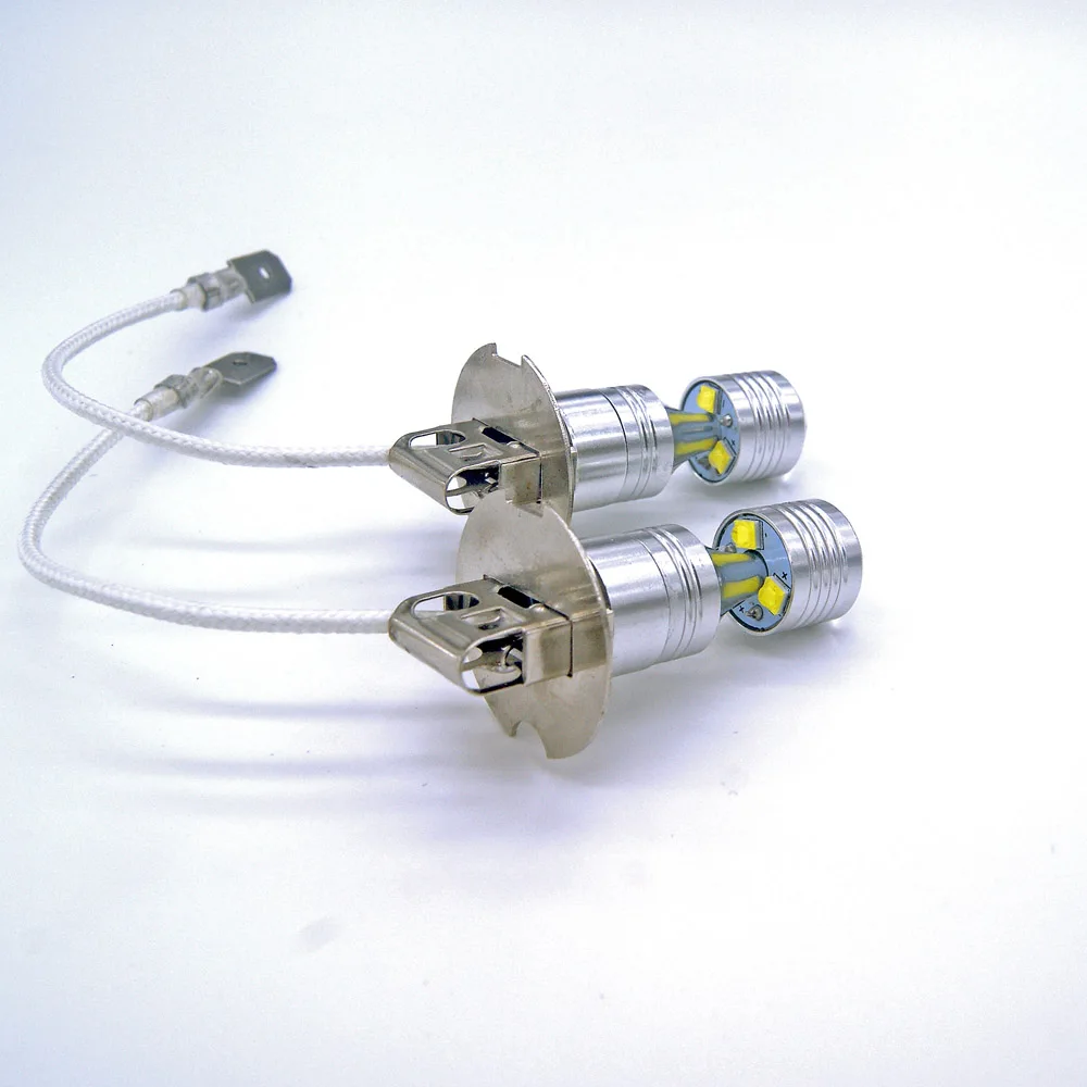 2 шт. H3 30 Вт XBD 6SMD конические светодиодсветодиодный белые Автомобильные
