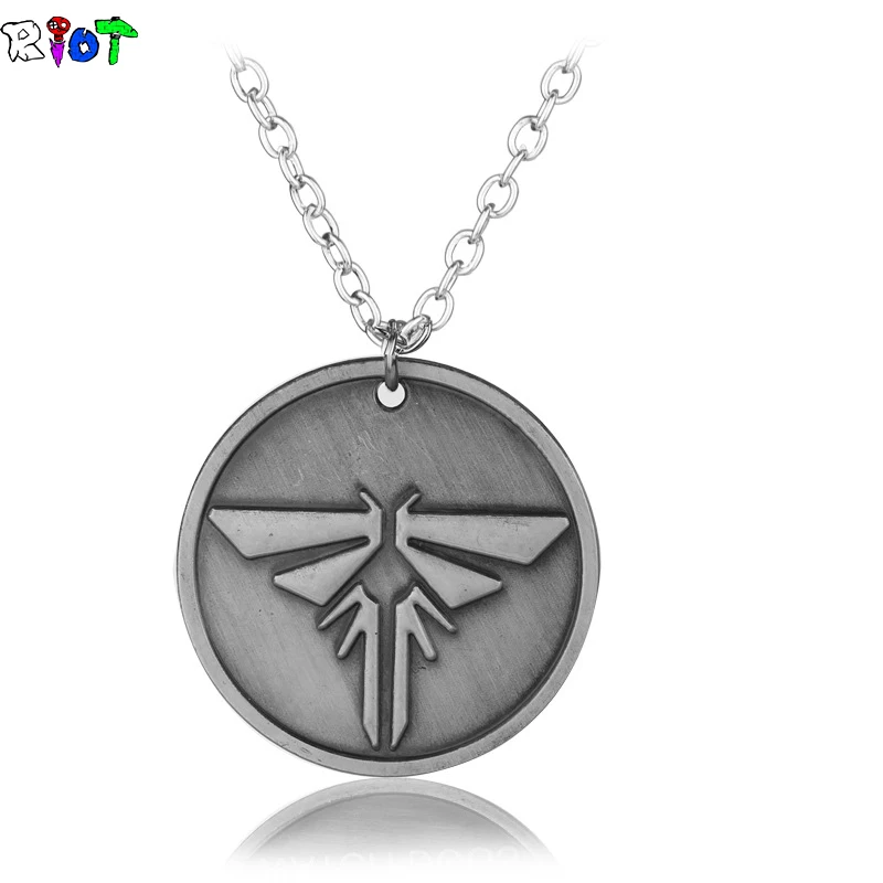 Последний из нас левшей позади сплав кулон ожерелье бусы цепь винтажное воротник