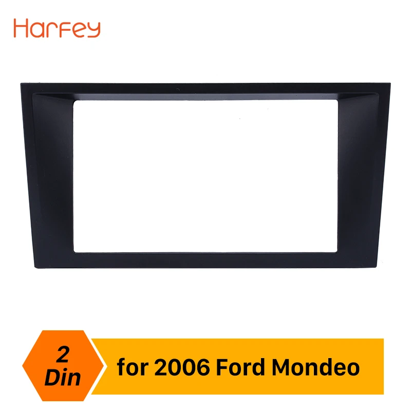 Harfey 2Din рамка автомобиля радио фасции для 2006 Ford Mondeo отделка ободок приборной панели адаптер аудио Установка ободка