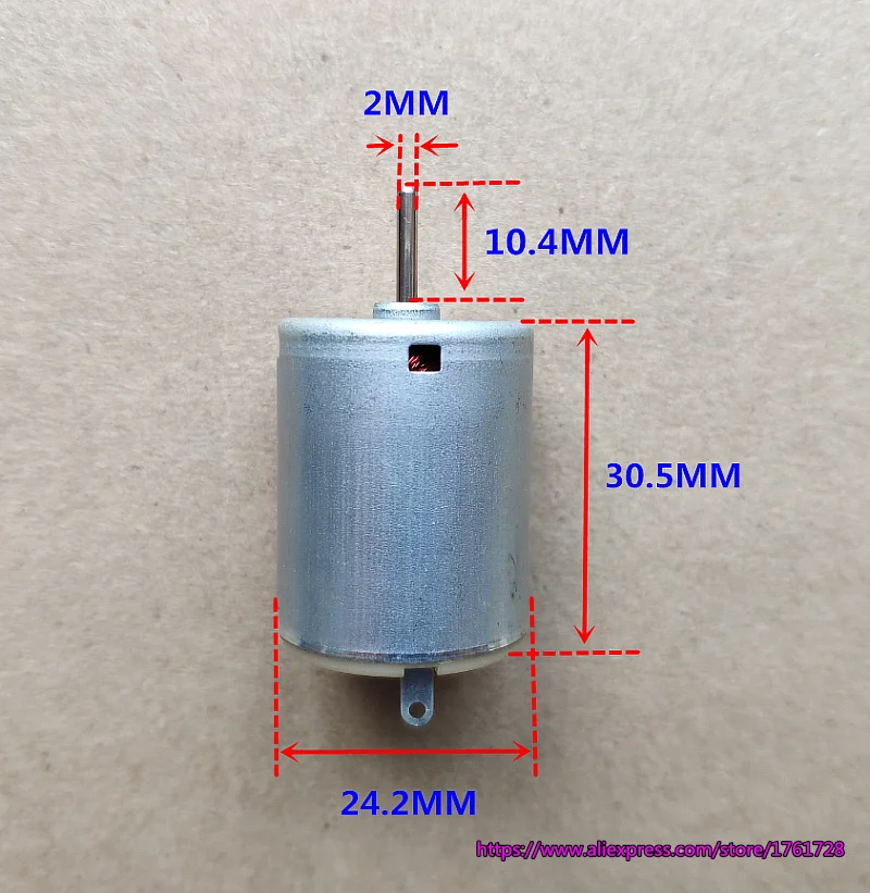 Оригинальные Mabuchi 1 5 V 3V 9200RPM 280 DC 24*30 5mm Tank/ship/small car model motor ~|Двигатель постоянного