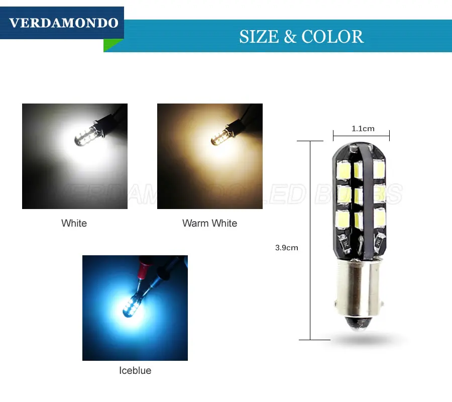 1 шт. BAX9S H6W 24 светодиодный Ода 2835 SMD Сверхъяркие Автомобильные Боковые лампы для
