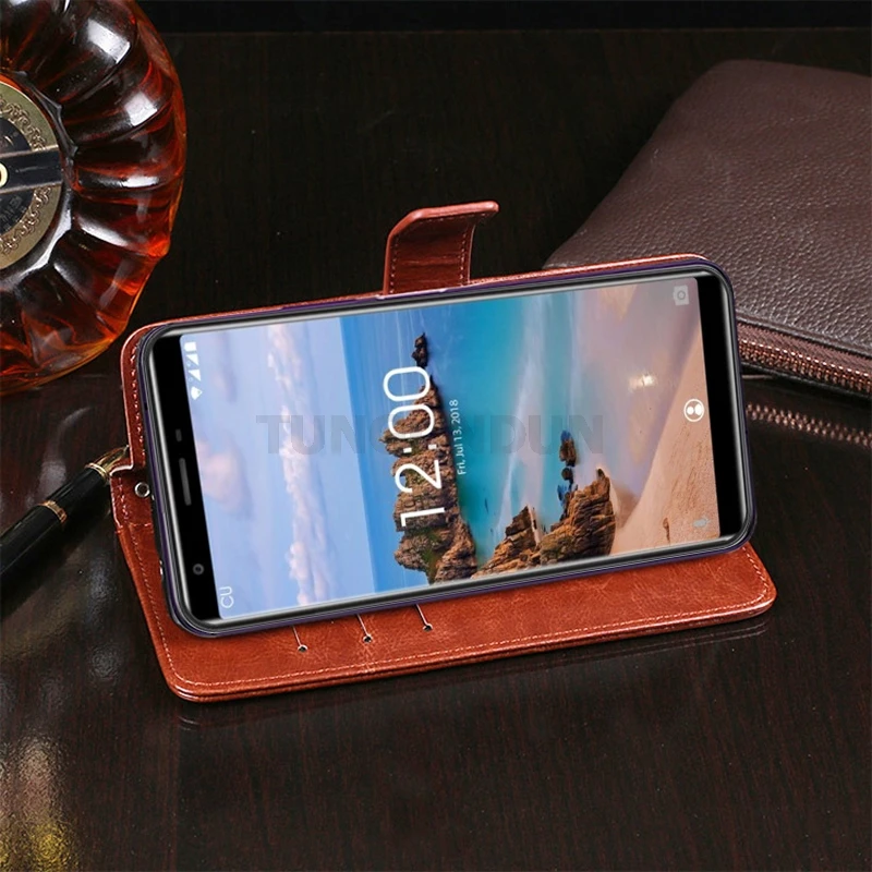 Oukitel C11 Pro Чехол Защитная подставка стиль PU кожаный флип силиконовый чехол для Oukitel C 11 Pro Телефон кошелек Капа 5,45 дюймов