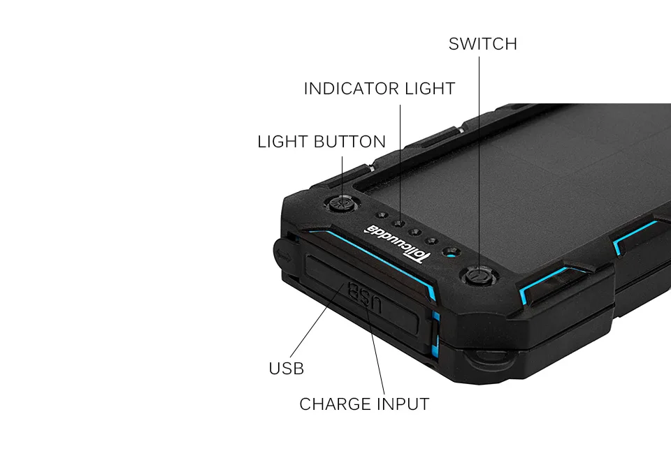 Внешний аккумулятор Puissance Pau Banque 13000Mah Solaire Портативный Usb Chargeur мобильный Powerbank для iphone HUAWEI Xiaomi
