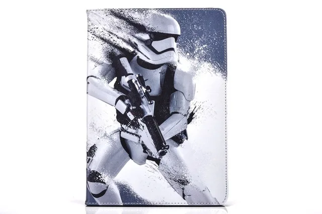 Чехол для Apple Ipad Mini 1/2/3 стойки сальто Star Wars The Force Awakens принты Tablet Обложка Shell Coque Para корпус - Цвет: Зеленый