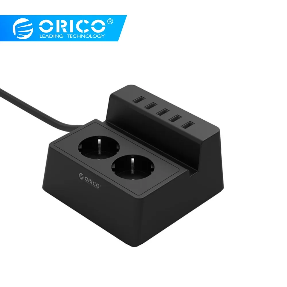 ORICO ODC обновлен домашнего офиса 2 AC ЕС мощность полосы с 5 Порты USB зарядное